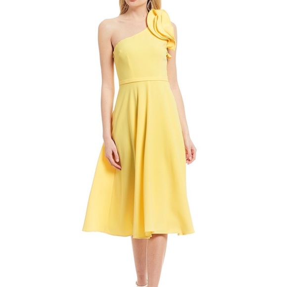 eliza j dresses yellow